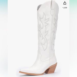 White cowgirl boots